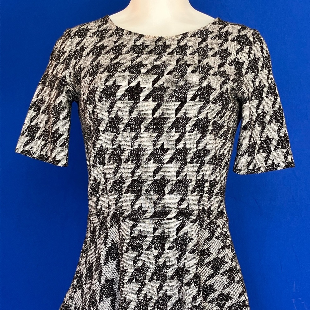 Theory Monochrome Houndstooth Pattern Top